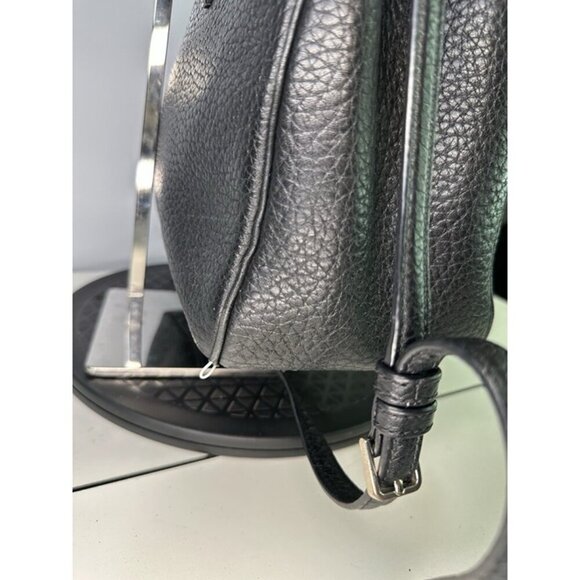 For Repair - Kate Spade Leighton Large Satchel Tote Black Pebbled Leather Purse - Picture 9 of 12